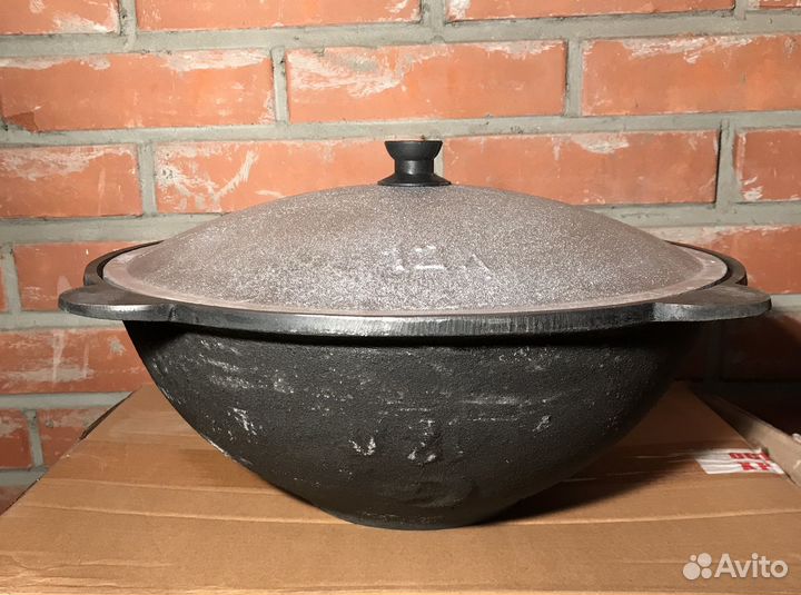Казан узбекский чугунный 12 литров