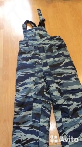 Костюм зимний камуфлированный и черный (новый)
