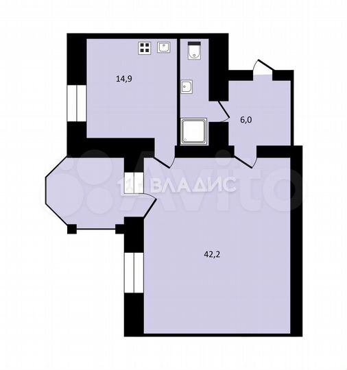 4-к. квартира, 172,7 м², 4/6 эт.