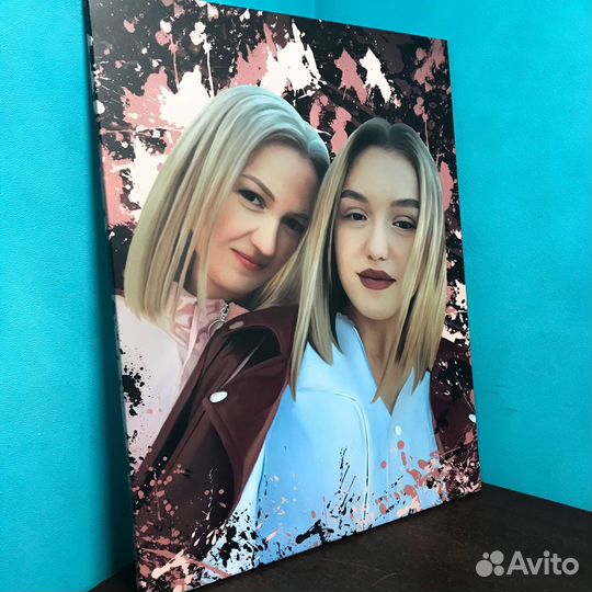 Портрет на холсте по фотографии