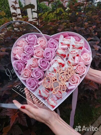 Букет их мыльных роз