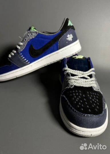 Кроссовки AIR jordan 1 LOW x Zion Williamson Ice Л