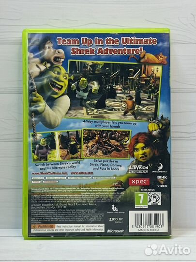Игры Xbox 360: Shrek Forever After