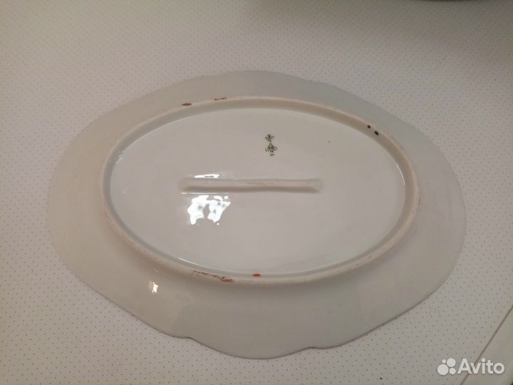 Тарелка Блюдо Корбиевский Сервиз фарфор ифз А ll