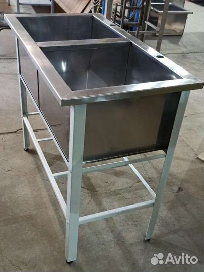 Мойка из нержавейки двойная мойка нержавейка