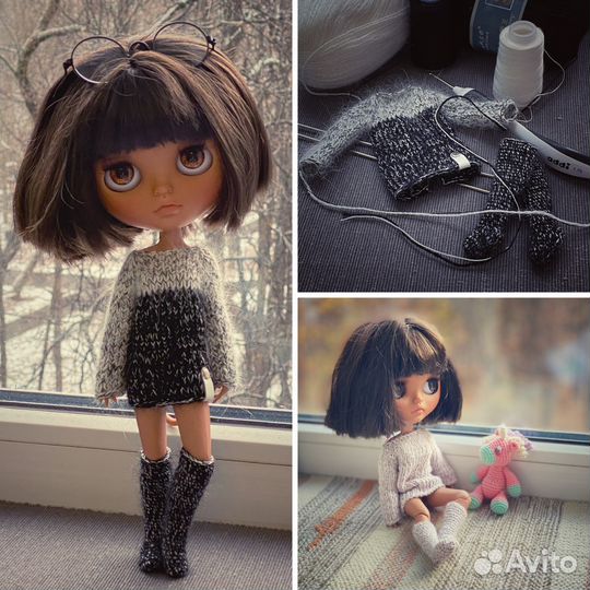 Мастер Класс по вязанию одежды для Блайз