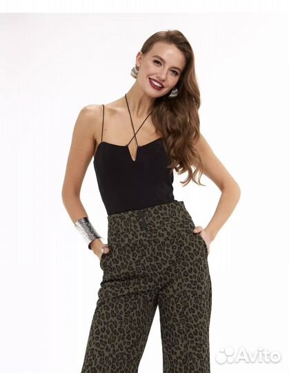 Леопардовые брюки