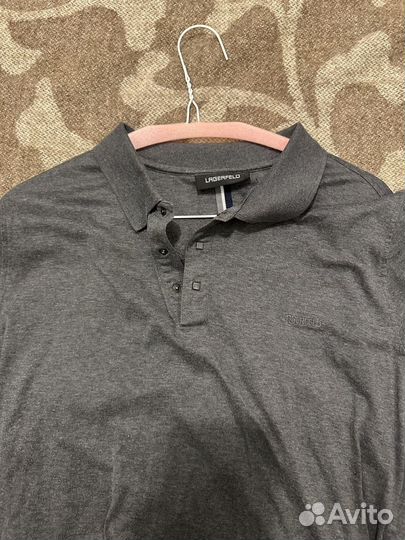 Хлопковое поло Karl Lagerfeld