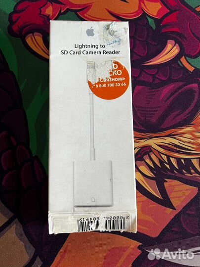 Адаптер Apple Lightning to SD Card Camera Reader