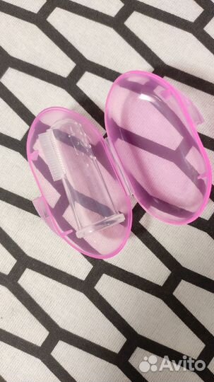 Силиконовая щетка, напалечник для дёсен