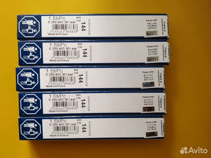 Свечи накала 5шт volvo diesel Bosch (0250403001)