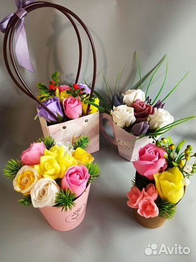 Букет из мыла мыльные композиции