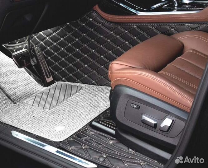 3D Коврики Toyota Land Cruiser 100 Салон Багажник