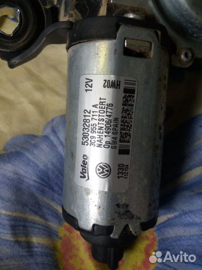 Мотор стеклоочистителя задний 3C9955711A VW Passat