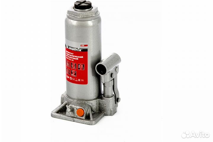 Домкрат бутылочный 8т 230-457мм Matrix/50766