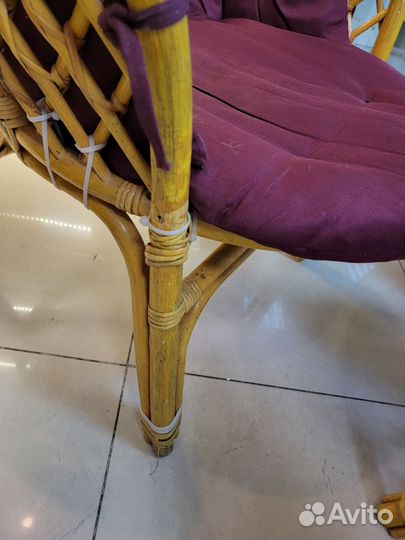 Садовый стул из ротанга комплект