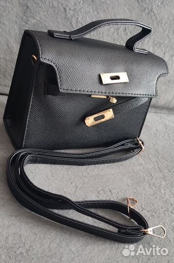 Сумка женская через плечо черная кросс боди