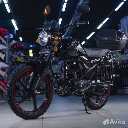 Мопед rockot alpha tourist RM50-1 черный глянцевый