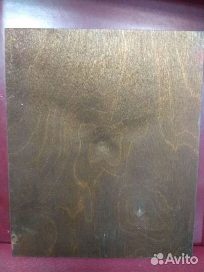 Икона Казанской божьей матери.Редкая Синий цвет