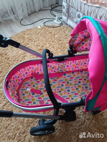 Коляска для кукол demi star 2 в 1
