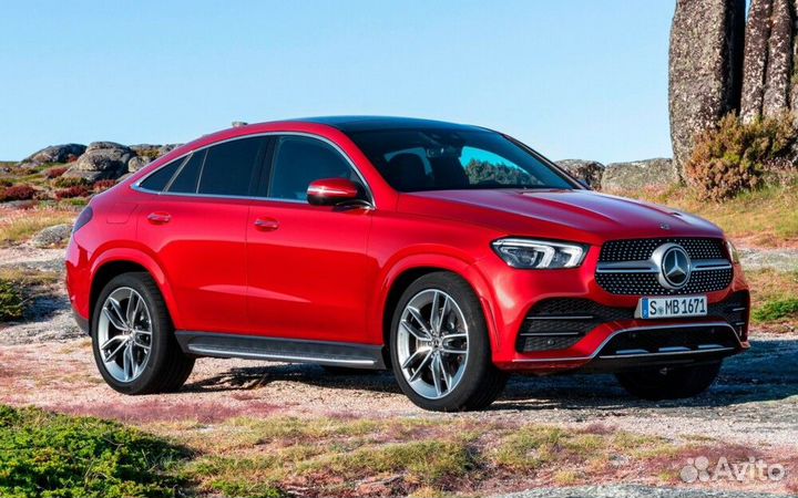 Ковры-Резина-Толстая для Mercedes GLE -С167 -Coupe