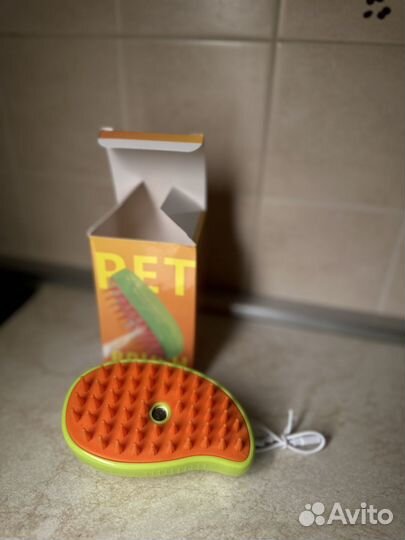 Расческа для котов/ паровая щетка для котов