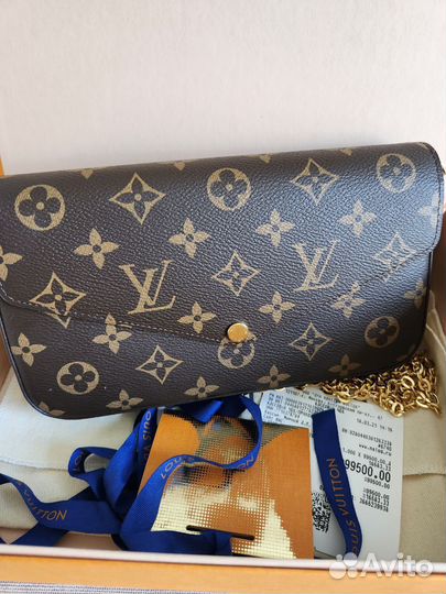 Сумка клатч louis vuitton felicie оригинал