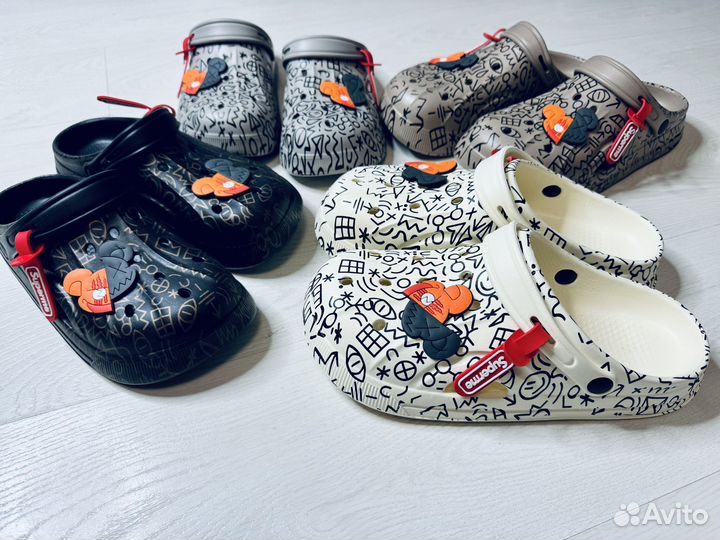 Шлепки сабо в стиле crocs