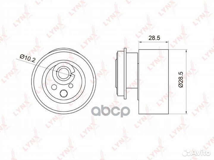 Ролик натяжной ремня грм Mazda 626 GE 1.8 dohc