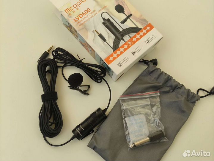Новый петличный микрофон Mcoplus LVD600