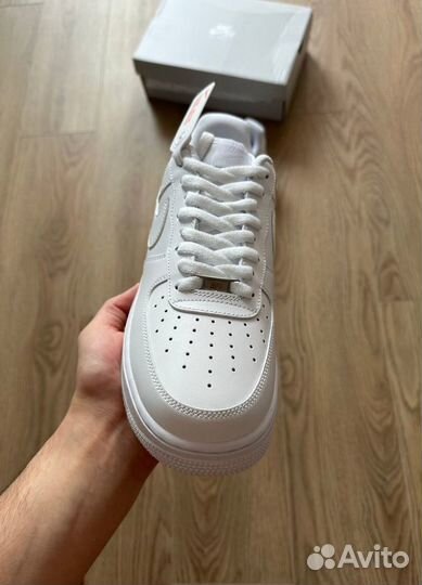 Кроссовки Nike AIR force 1 белые