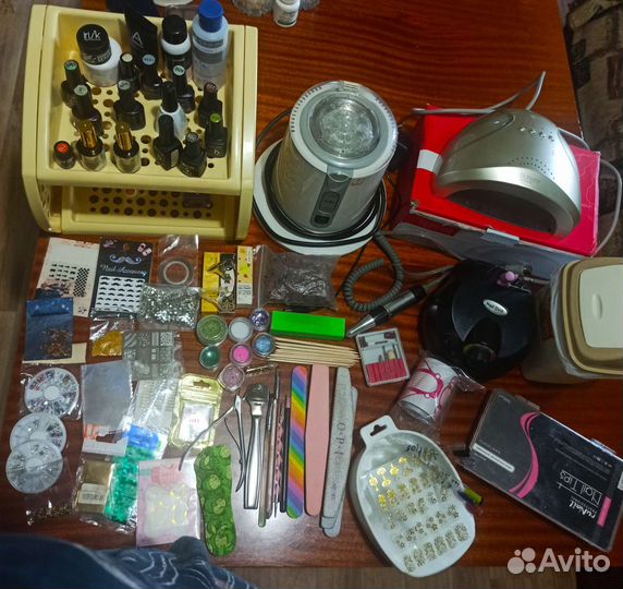 Большой стартовый набор для наращ.,пед,и парикм