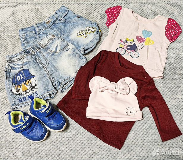 Пакет вещей для девочки 68-74