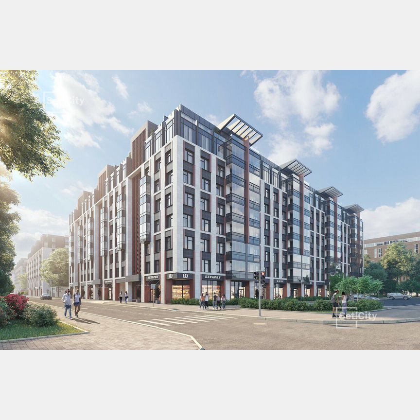 3-к. квартира, 116,2 м², 1/9 эт.