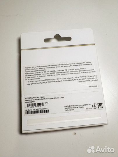 Трекер apple Airtag оригинал