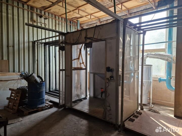 Камера порошковой окраски металла