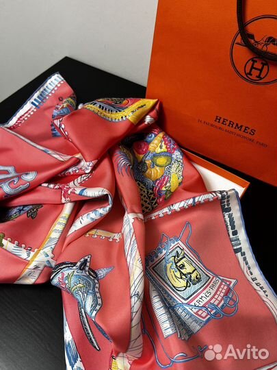 Платок Hermes Оригинал Шелк Новый