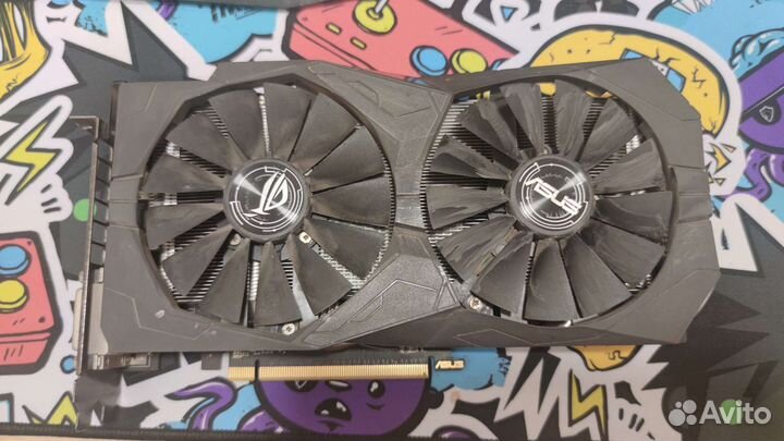 Видеокарты RX580 8gb 2048sp Asus Strix (8 штук)