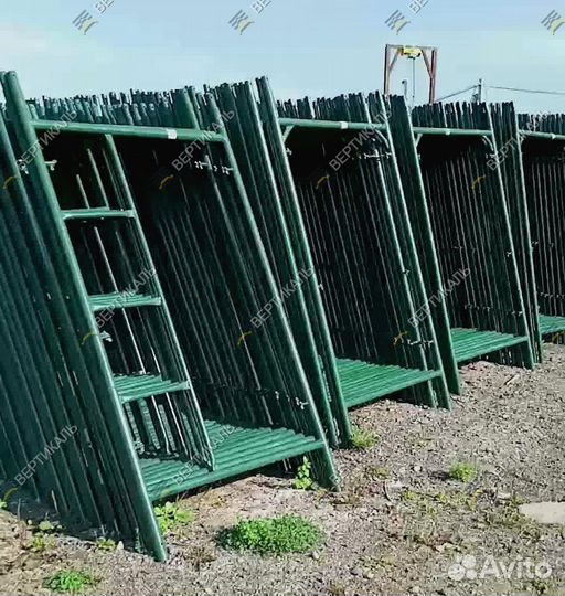 Строительные леса фасадные бу