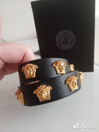 Чокер кожаный Versace оригинал