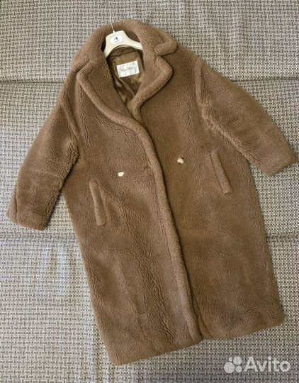 Шуба teddy max mara кэмел оригинал S