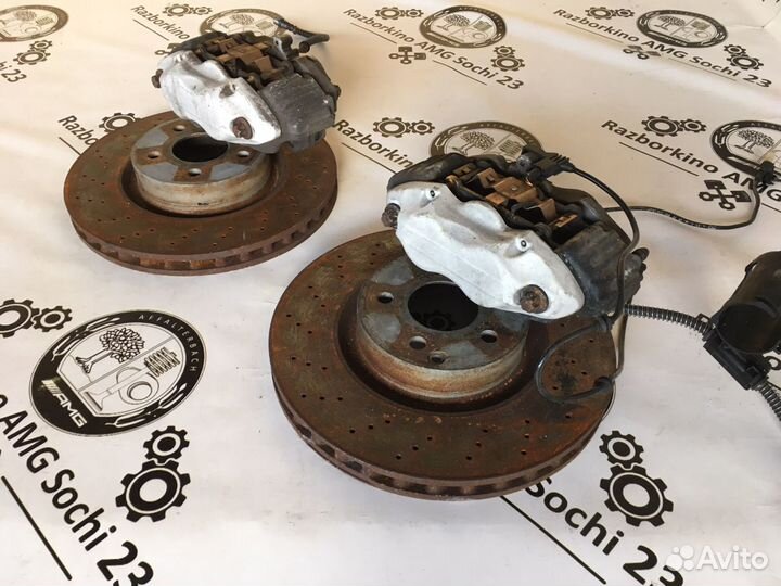 Комплект передних тормозов для Mercedes W216 W221