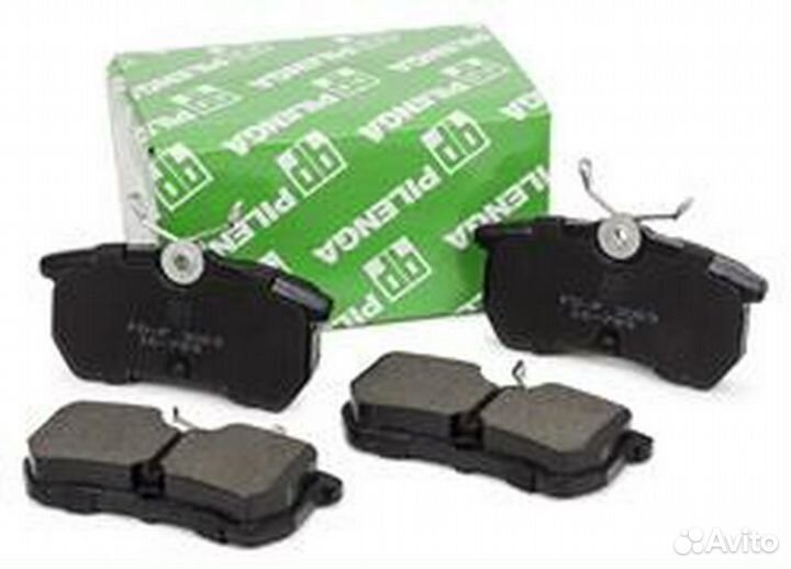 Колодки тормозные диск.задние focus 1, fieasta c