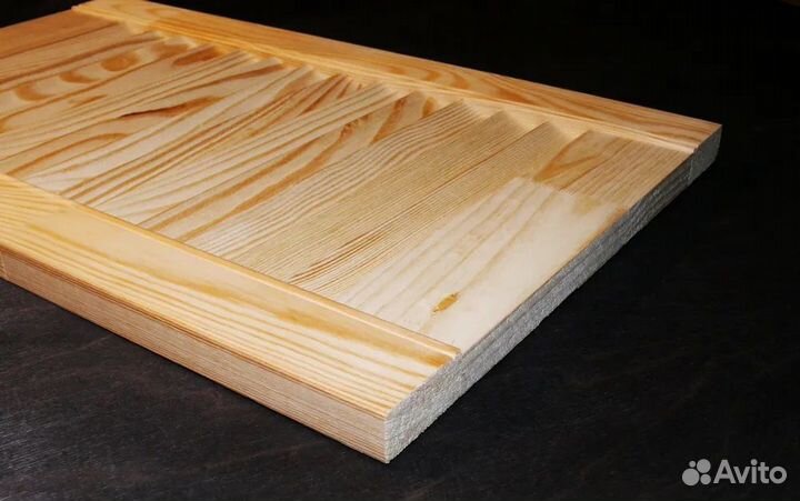 Дверка жалюзийная 1 шт 993x594 мм из сосны Экстра