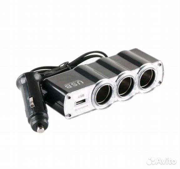 Разветвитель прикуривателя для авто