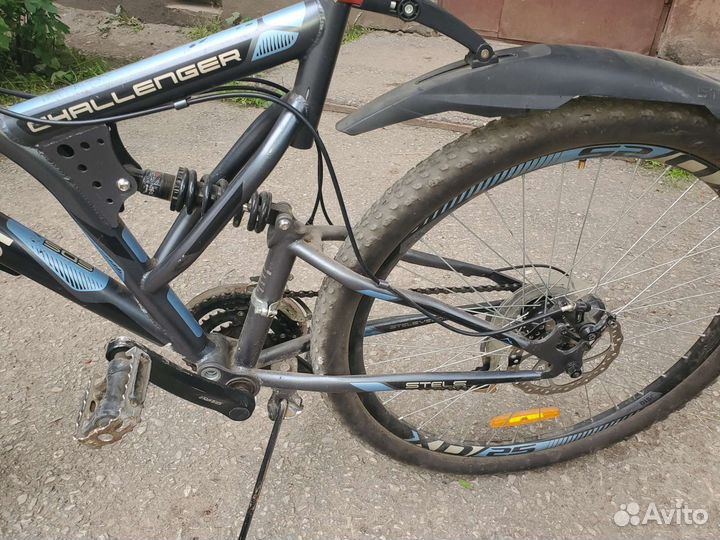 Велосипед горный двухподвесный