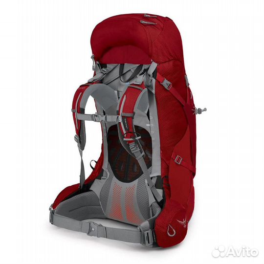 Рюкзак туристический Osprey Ariel Plus 60 Red