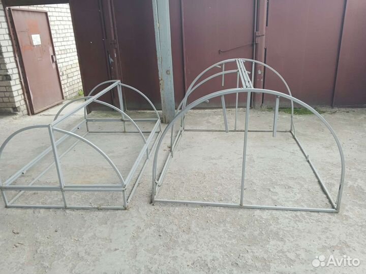 Парники без поликарбоната, каркасы 3 разные