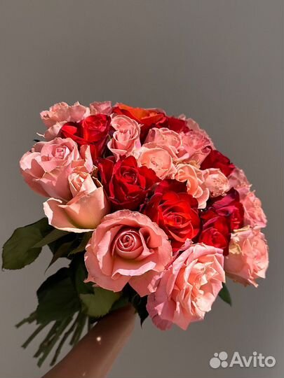 Мини букетик из роз 25шт.Доставка Калининград