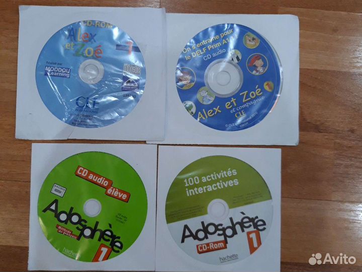 Диски CD учебные английский французский